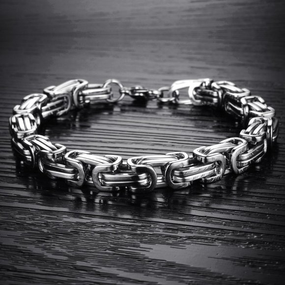 ✨ 8mm Cuba chain Figaro Stainless steel domineering bracelet, BL55590171 - Picture 3 of 7
